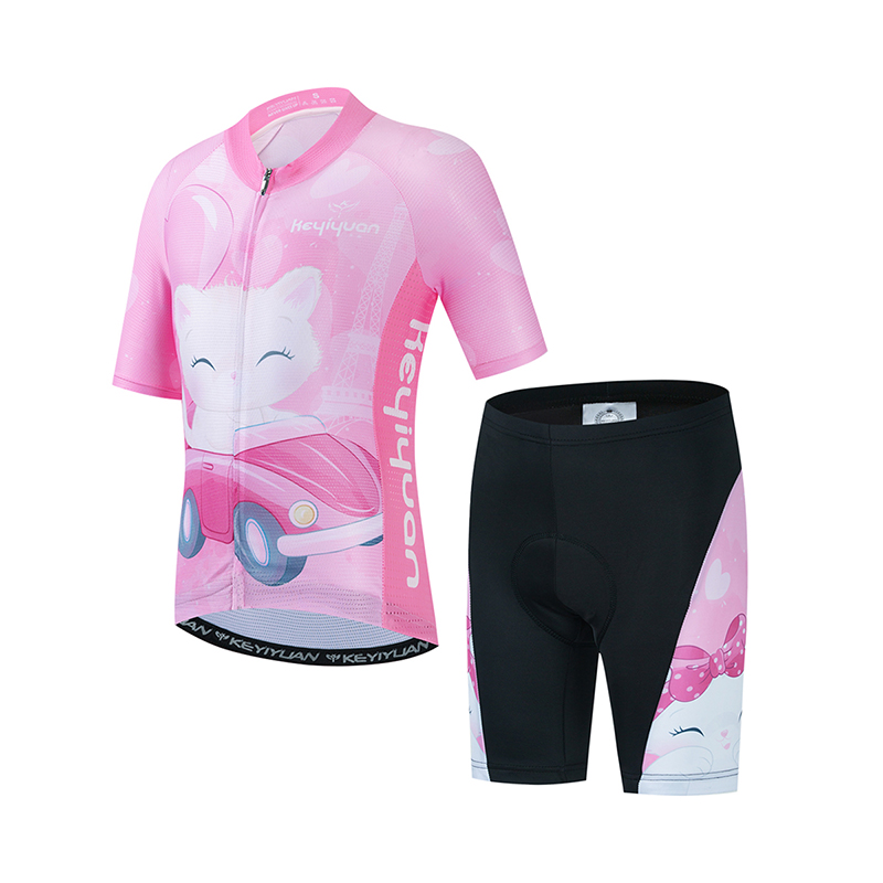 Mountain Biking Jersey - KEYIYUAN Kids Road Cycling Jersey Set
