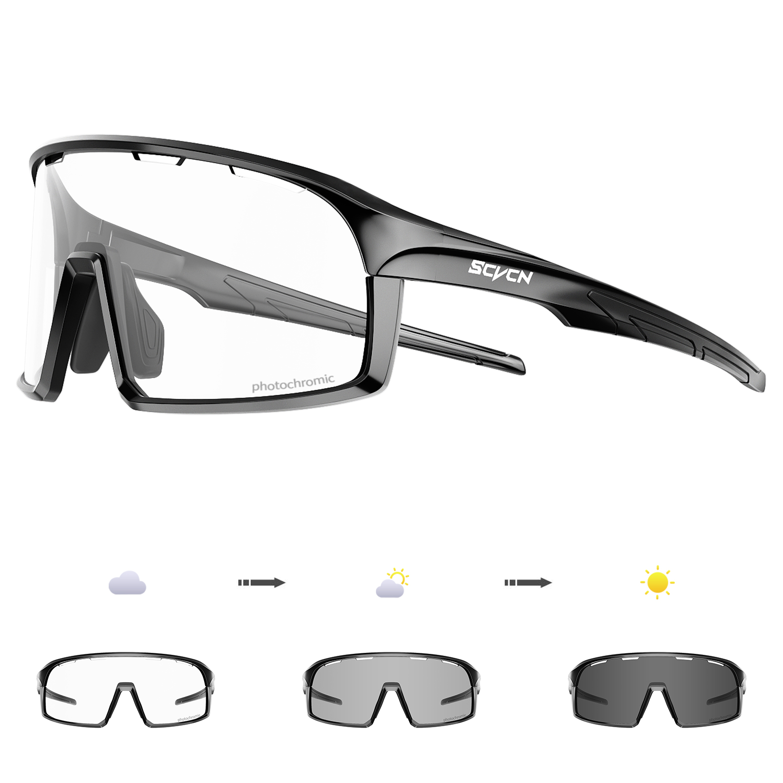 SCVCN Photochromic Sunglasses  - огляд і ціна Mountain Biking Sunglasses