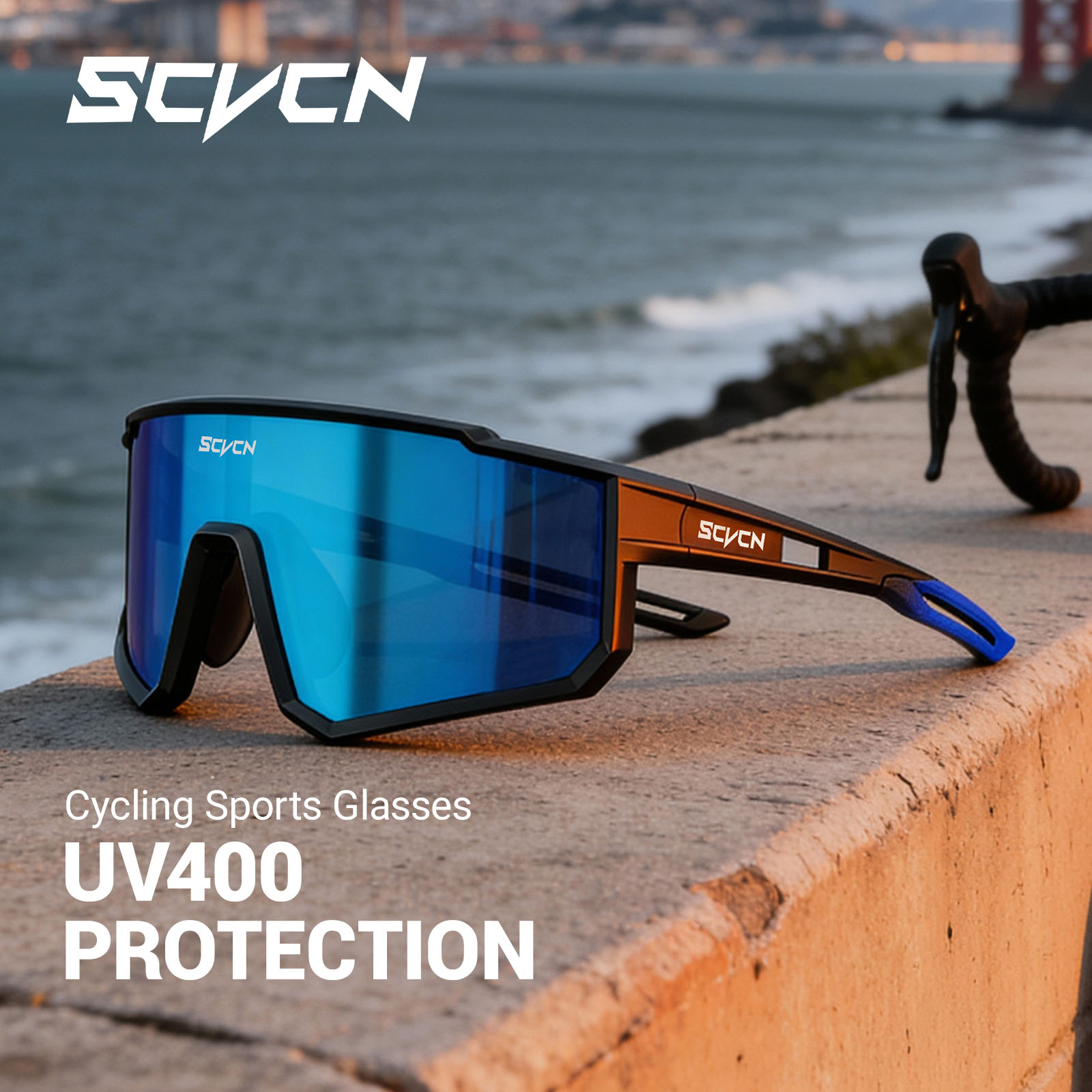 SCVCN UV400 HD Hiking Cycling  - огляд і ціна Mountain Biking Sunglasses