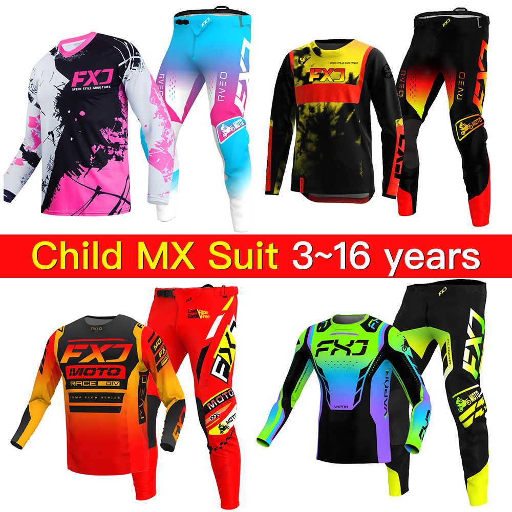 Motocross Gear Set for Kids 20 - огляд і ціна Mountain Biking Games