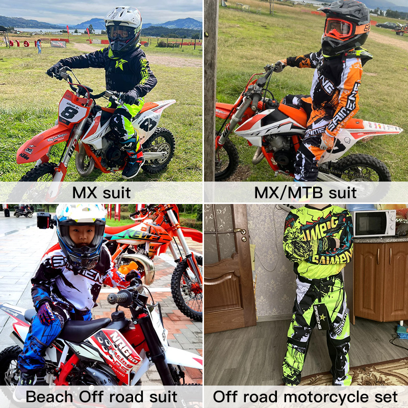 Motocross Gear Set for Kids 20 - огляд і ціна Mountain Biking Games