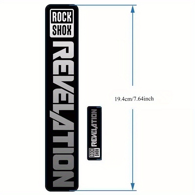 2Pcs Rockshox Bike Fork Protec - огляд і ціна Mountain Biking Logo