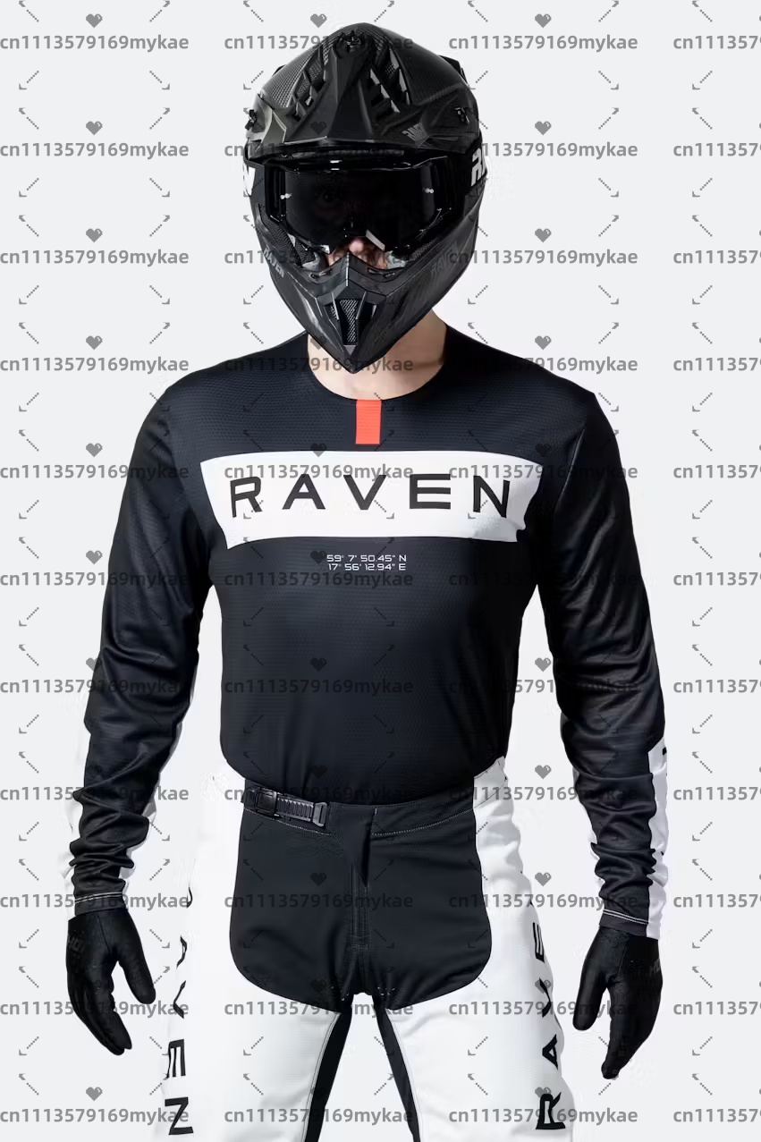 Men's Raven Jersey DH Motorcyc - огляд і ціна Mountain Biking Long Sleeve Shirt
