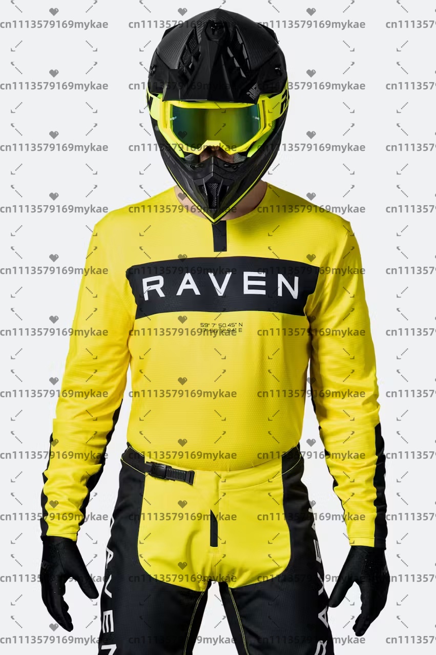Men's Raven Jersey DH Motorcyc - огляд і ціна Mountain Biking Long Sleeve Shirt