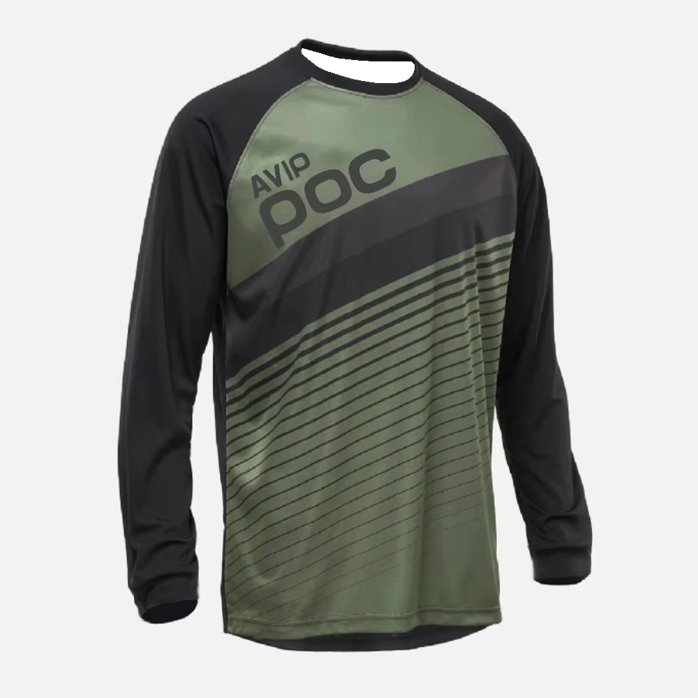 Mens MTB Dirt Bike Long Sleeve - огляд і ціна Mountain Biking Jersey